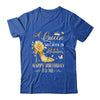 A Queen Was Born In October High Heels Happy Birthday To Me Shirt & Tank Top | teecentury
