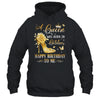 A Queen Was Born In October High Heels Happy Birthday To Me Shirt & Tank Top | teecentury