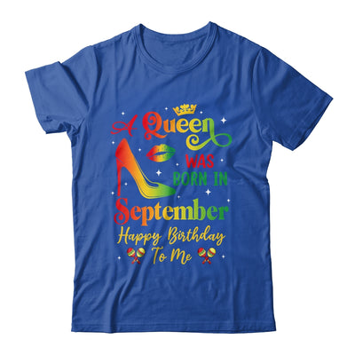 A Queen Was Born In September Jamaica Birthday Girl Party Shirt & Tank Top | teecentury