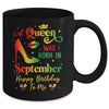 A Queen Was Born In September Jamaica Birthday Girl Party Mug | teecentury