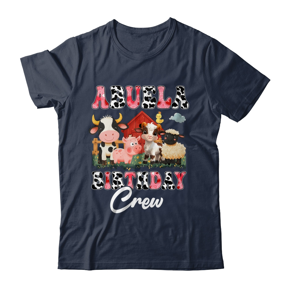 Abuela Birthday Crew Farm Cow Birthday Boy Girl Family Shirt & Hoodie | teecentury