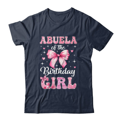 Abuela Of Birthday Girl Coquette Bow Matching Family Shirt & Hoodie | teecentury