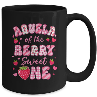 Abuela Of The Berry Sweet One Strawberry First Birthday Mug | teecentury