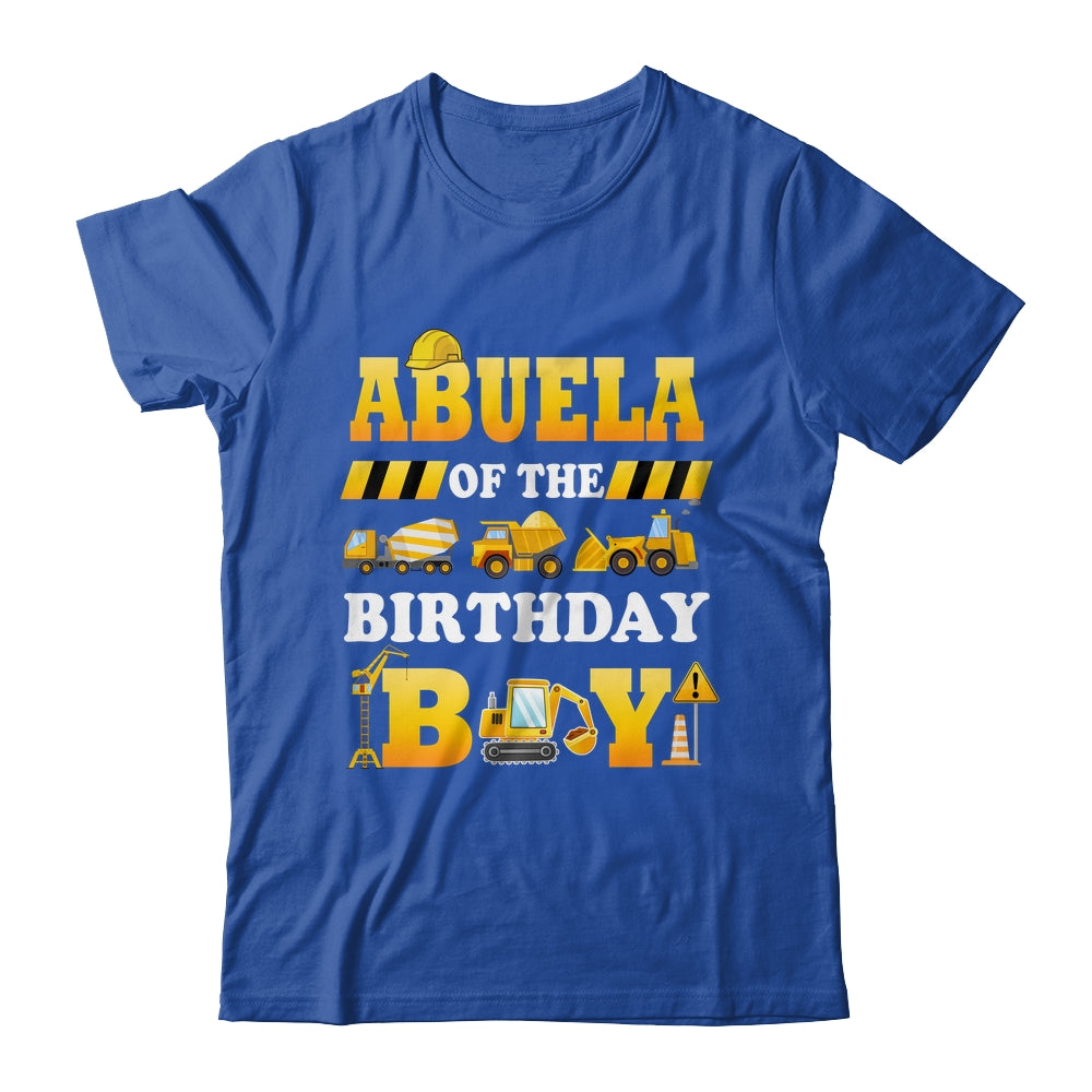 Abuela Of The Birthday Boy Construction Matching Family Shirt & Hoodie | teecentury