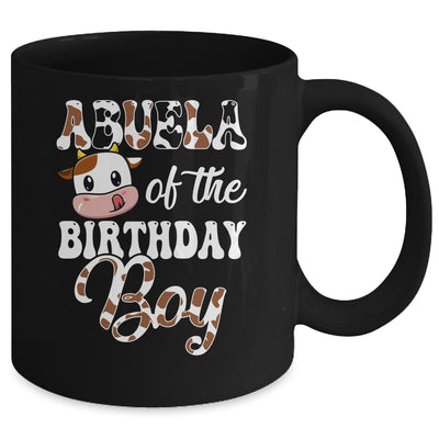 Abuela Of The Birthday Boy Cow Farm 1st Birthday Boy Mug | teecentury