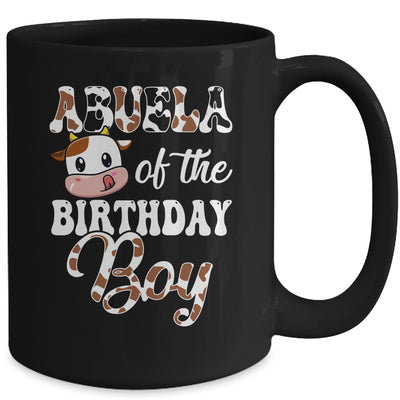 Abuela Of The Birthday Boy Cow Farm 1st Birthday Boy Mug | teecentury