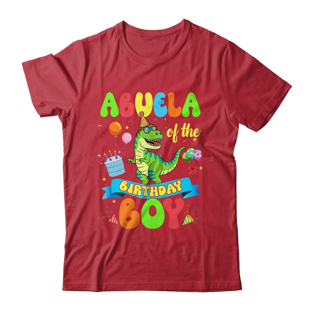 Abuela Of The Birthday Boy TRex Dinosaur Birthday Family Shirt & Hoodie | teecentury