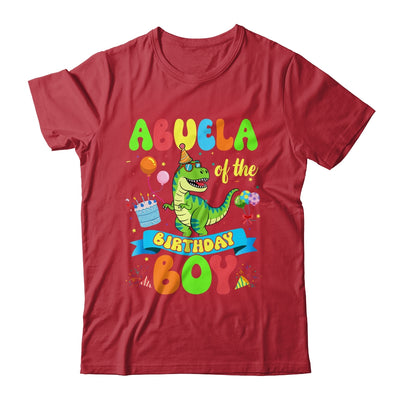Abuela Of The Birthday Boy TRex Dinosaur Birthday Family Shirt & Hoodie | teecentury
