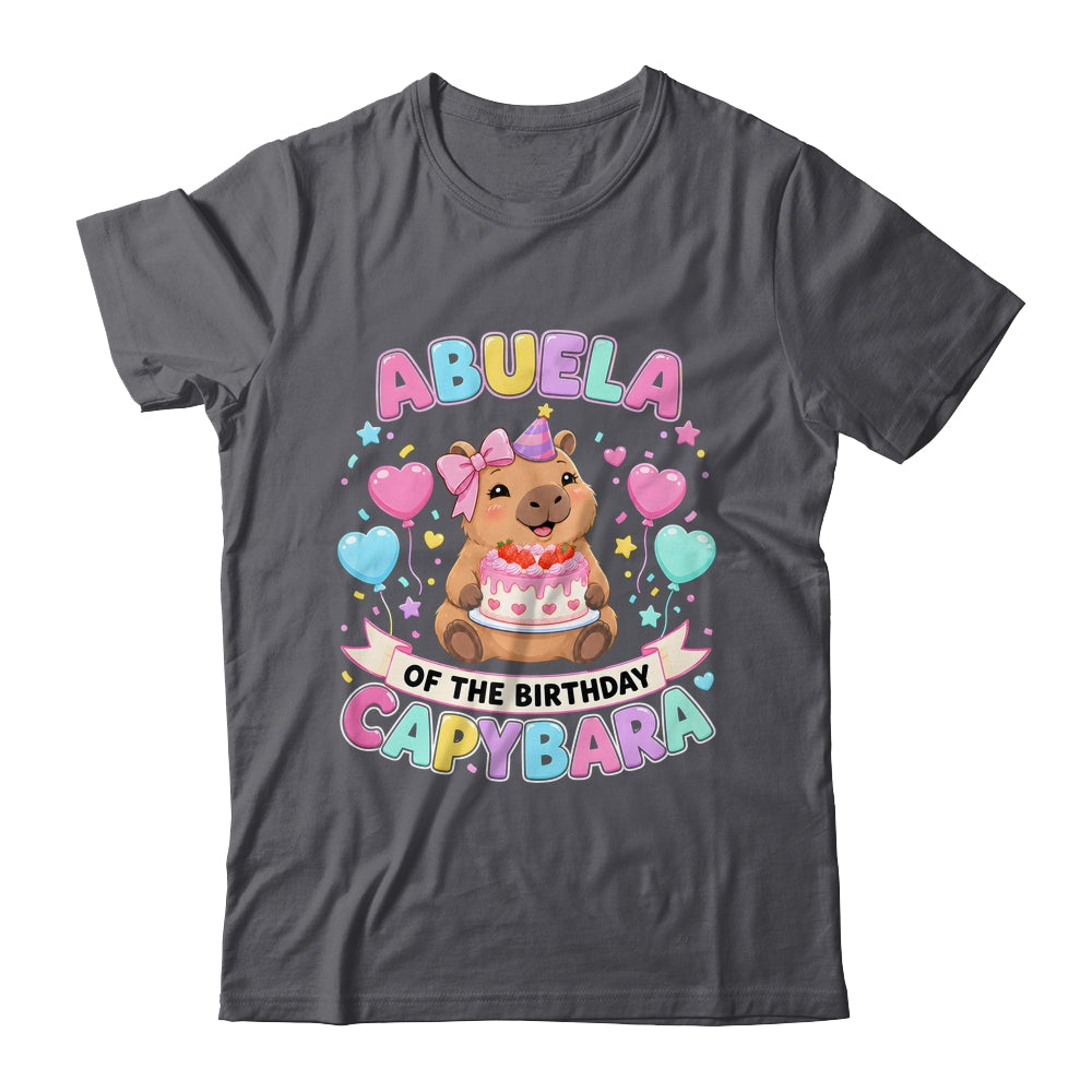 Abuela Of The Birthday Capybara Birthday Girl Family Shirt & Hoodie | teecentury