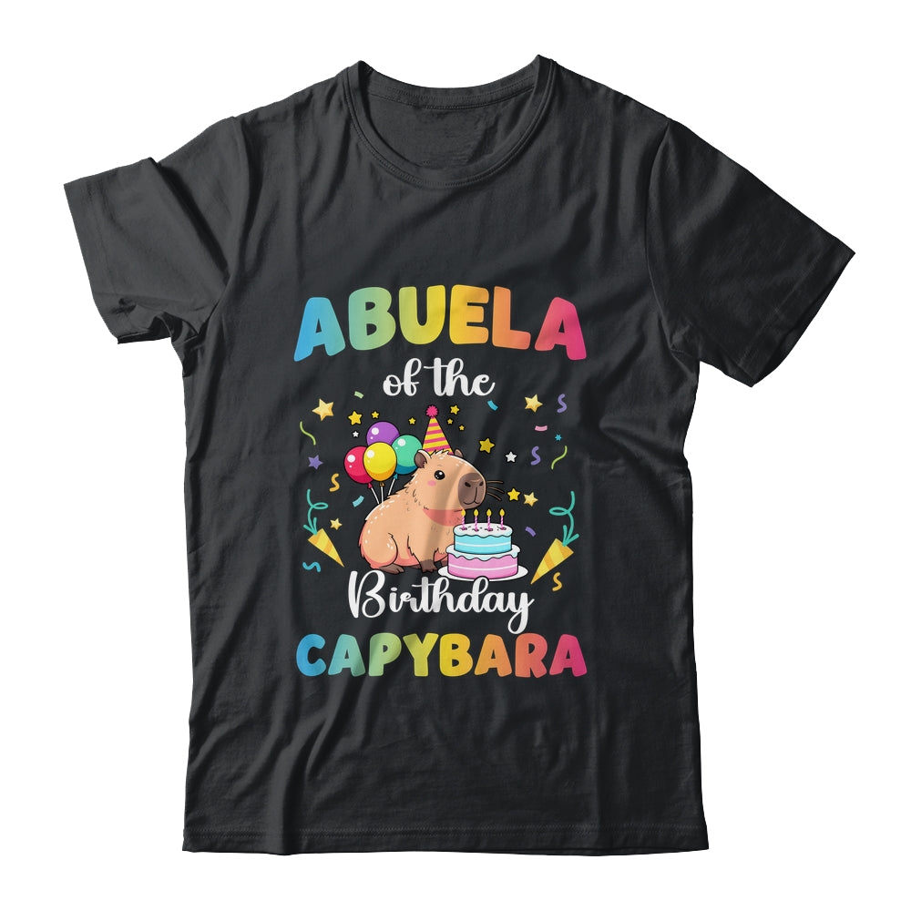 Abuela Of The Birthday Girl Capybara Bday Party Family Shirt & Hoodie | teecentury