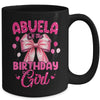 Abuela Of The Birthday Girl Coquette Bow Matching Family Mug | teecentury