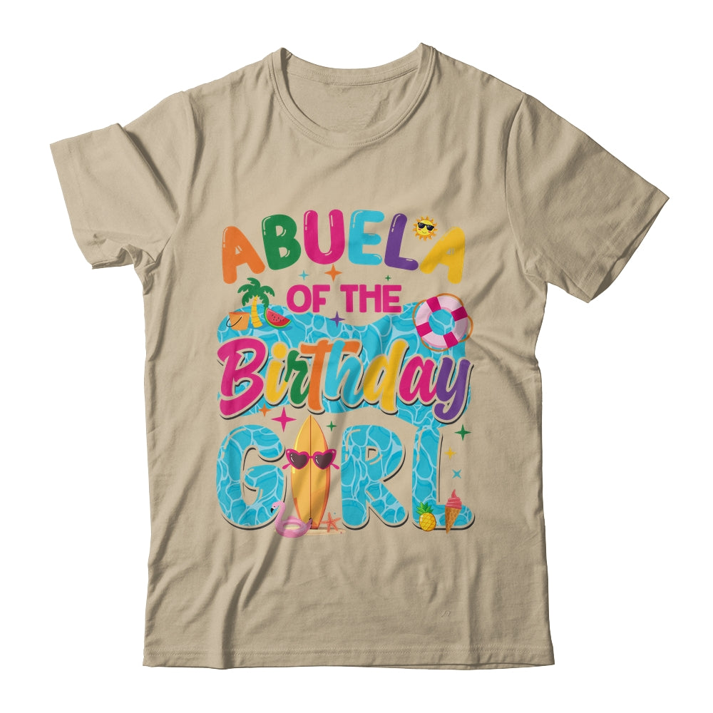Abuela Of The Birthday Girl Pool Party Beach Family Matching Shirt & Hoodie | teecentury