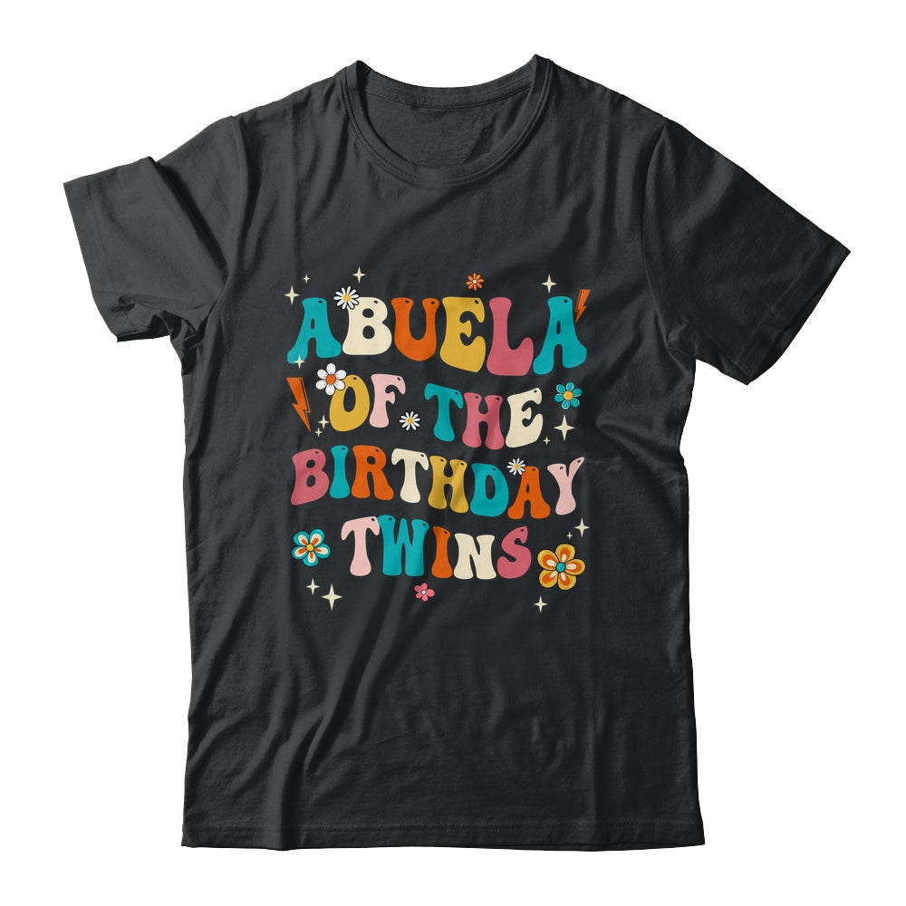 Abuela Of The Birthday Twins Boys Girls Party Retro Bday Shirt & Hoodie | teecentury