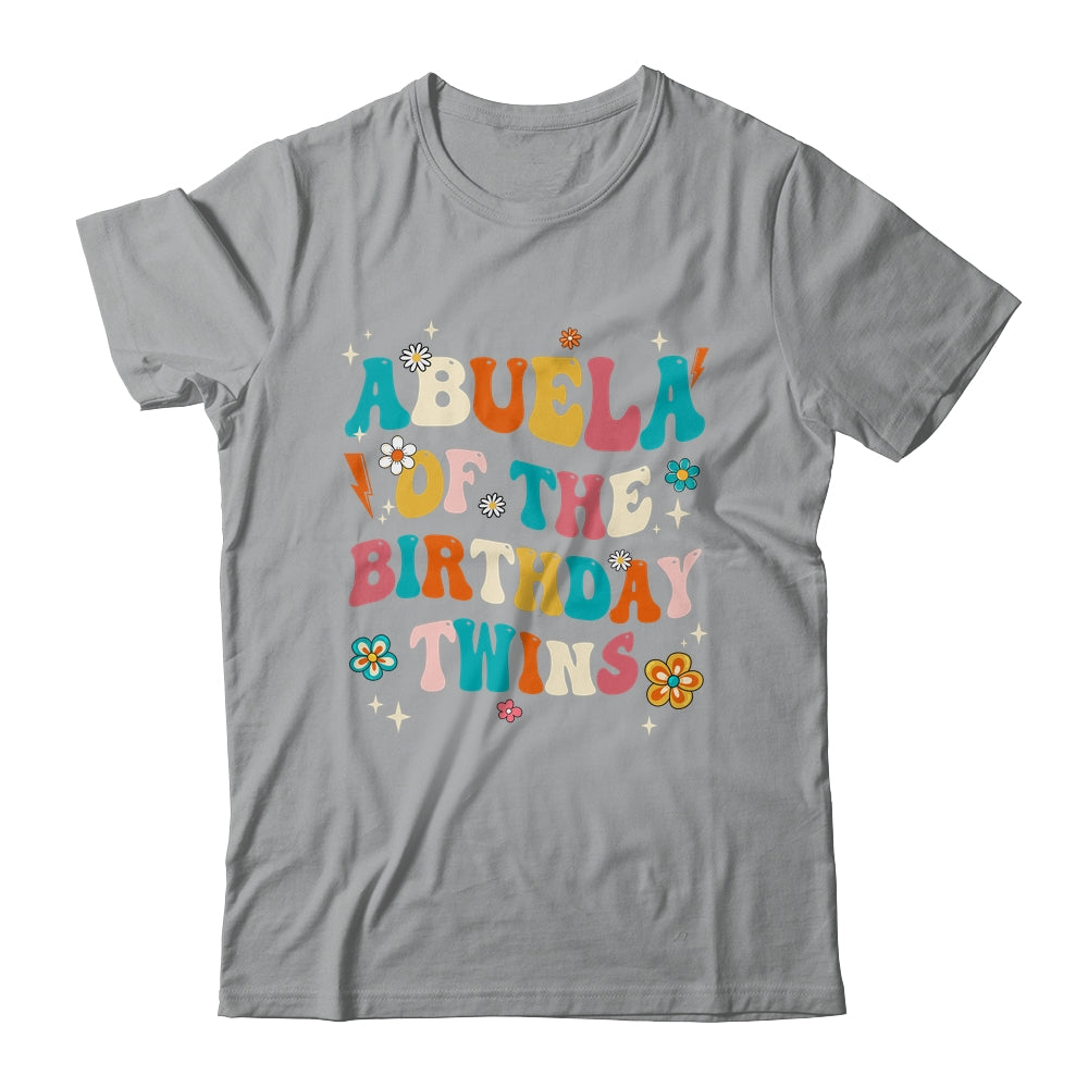 Abuela Of The Birthday Twins Boys Girls Party Retro Bday Shirt & Hoodie | teecentury