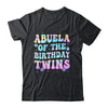 Abuela Of The Birthday Twins Girls Kids Party Retro Bday Shirt & Hoodie | teecentury