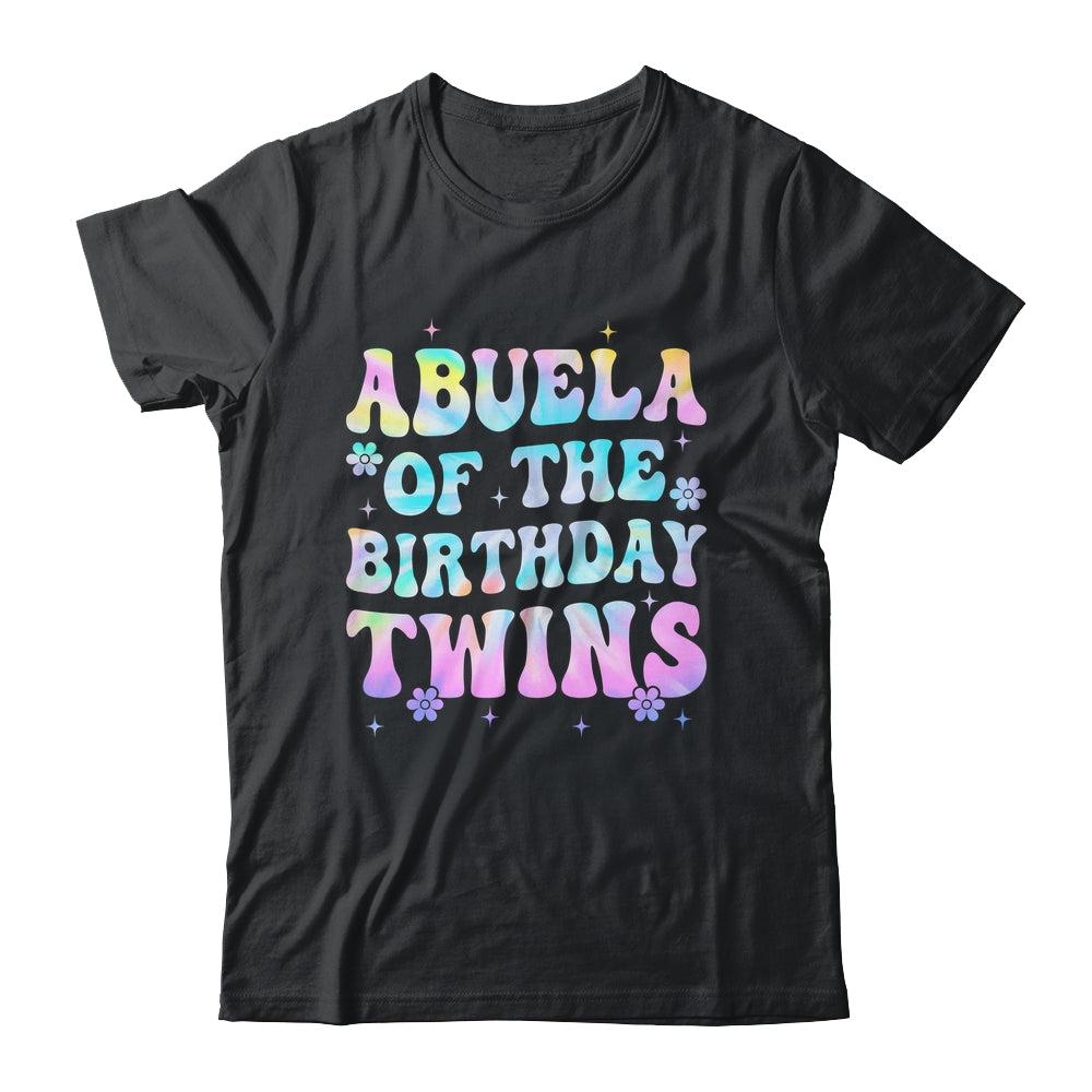 Abuela Of The Birthday Twins Girls Kids Party Retro Bday Shirt & Hoodie | teecentury