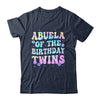 Abuela Of The Birthday Twins Girls Kids Party Retro Bday Shirt & Hoodie | teecentury