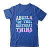 Abuela Of The Birthday Twins Girls Kids Party Retro Bday Shirt & Hoodie | teecentury