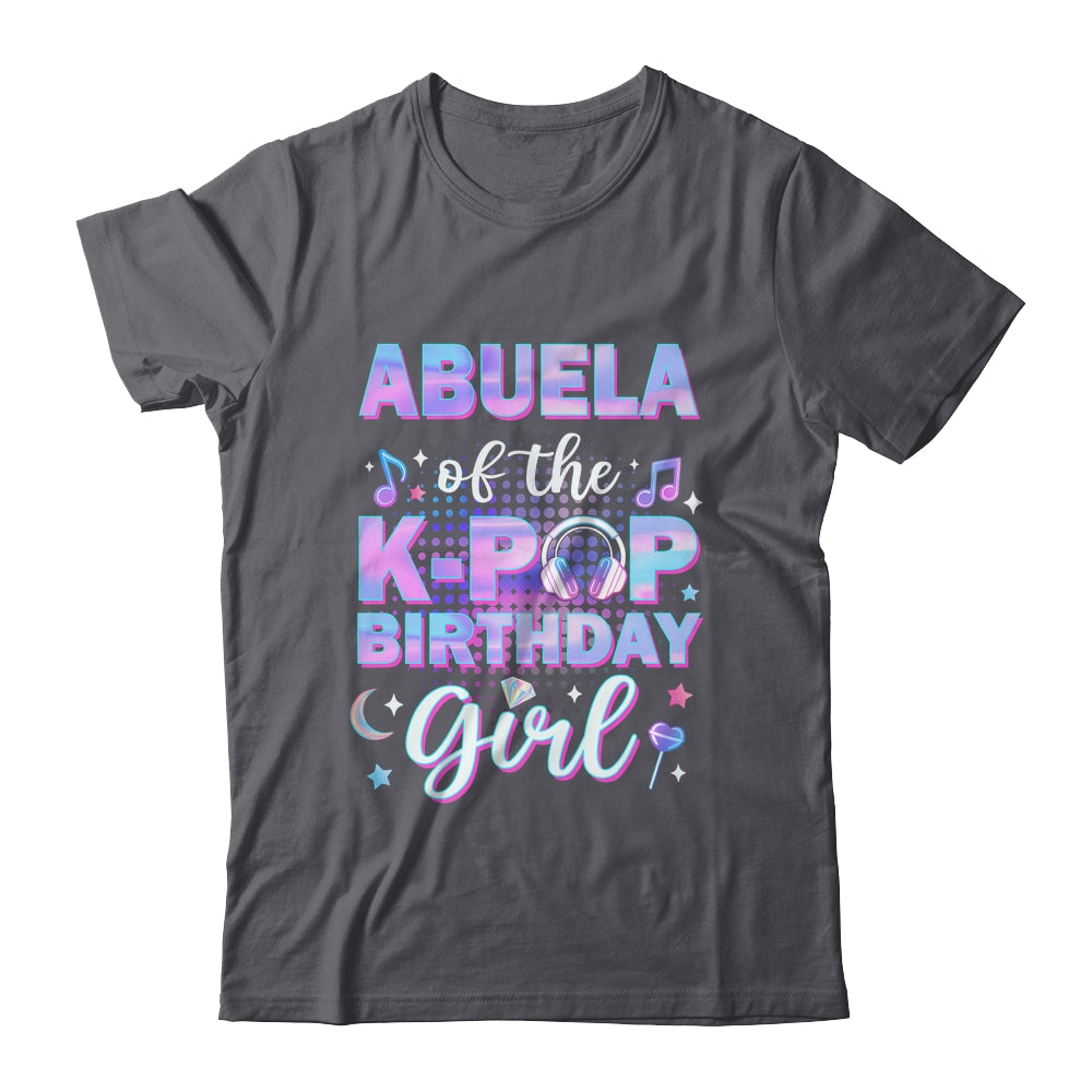 Abuela Of The K-Pop Birthday Girl Matching Family Music Shirt & Hoodie | teecentury