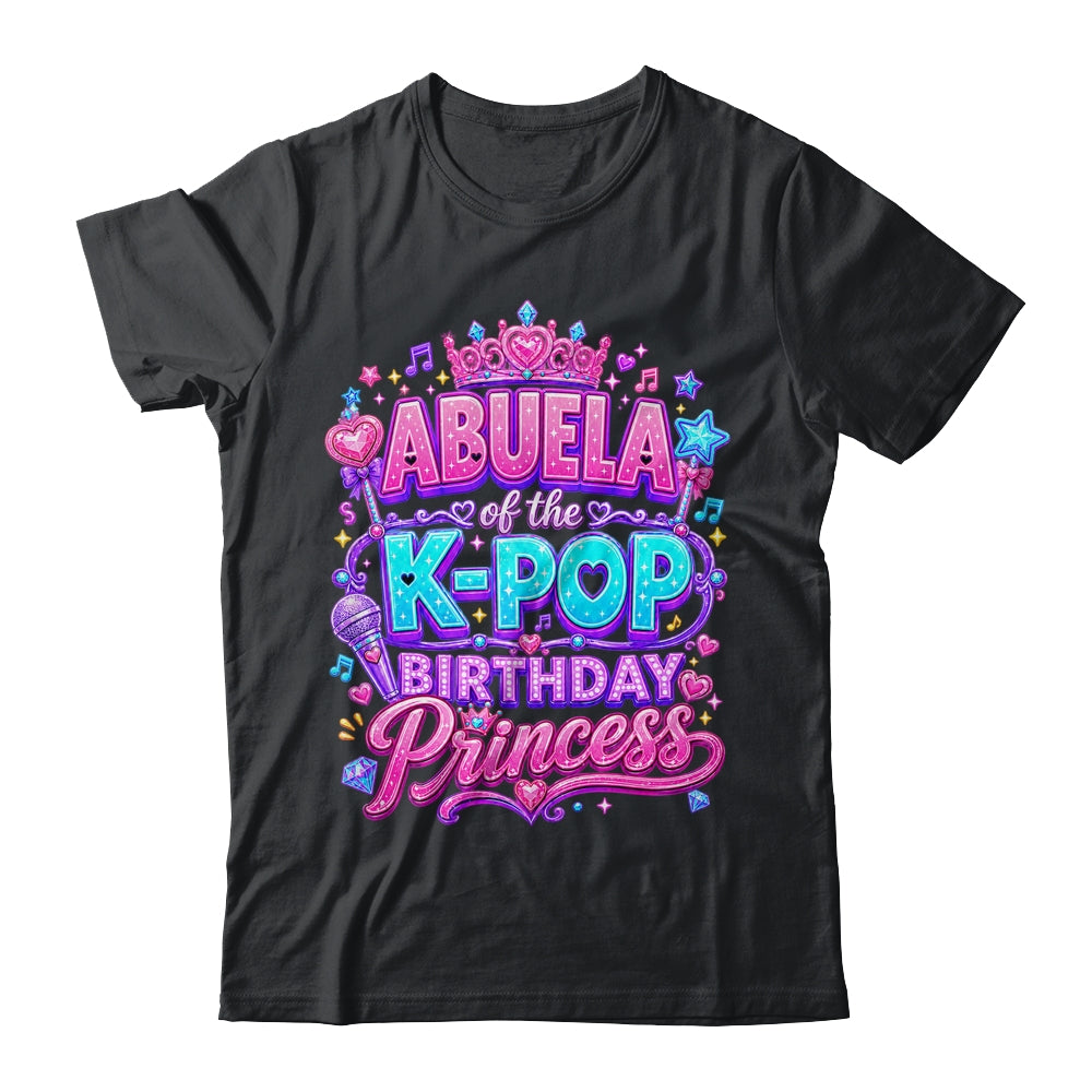 Abuela Of The K-Pop Birthday Princess Korean Music Lovers Shirt & Hoodie | teecentury