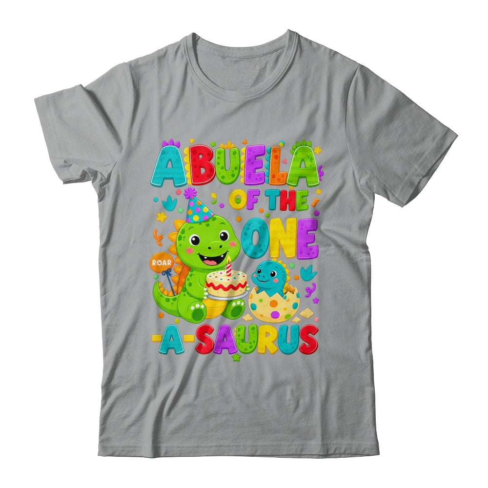 Abuela Of The One-A-Saurus 1St Birthday Boy T-Rex Dinosaur Shirt & Hoodie | teecentury