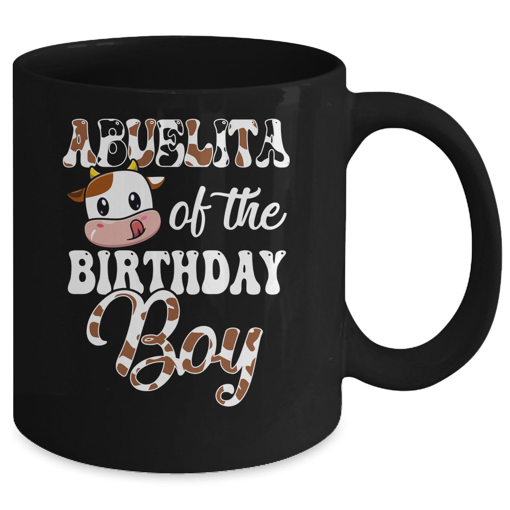 Abuelita Of The Birthday Boy Cow Farm 1st Birthday Boy Mug | teecentury