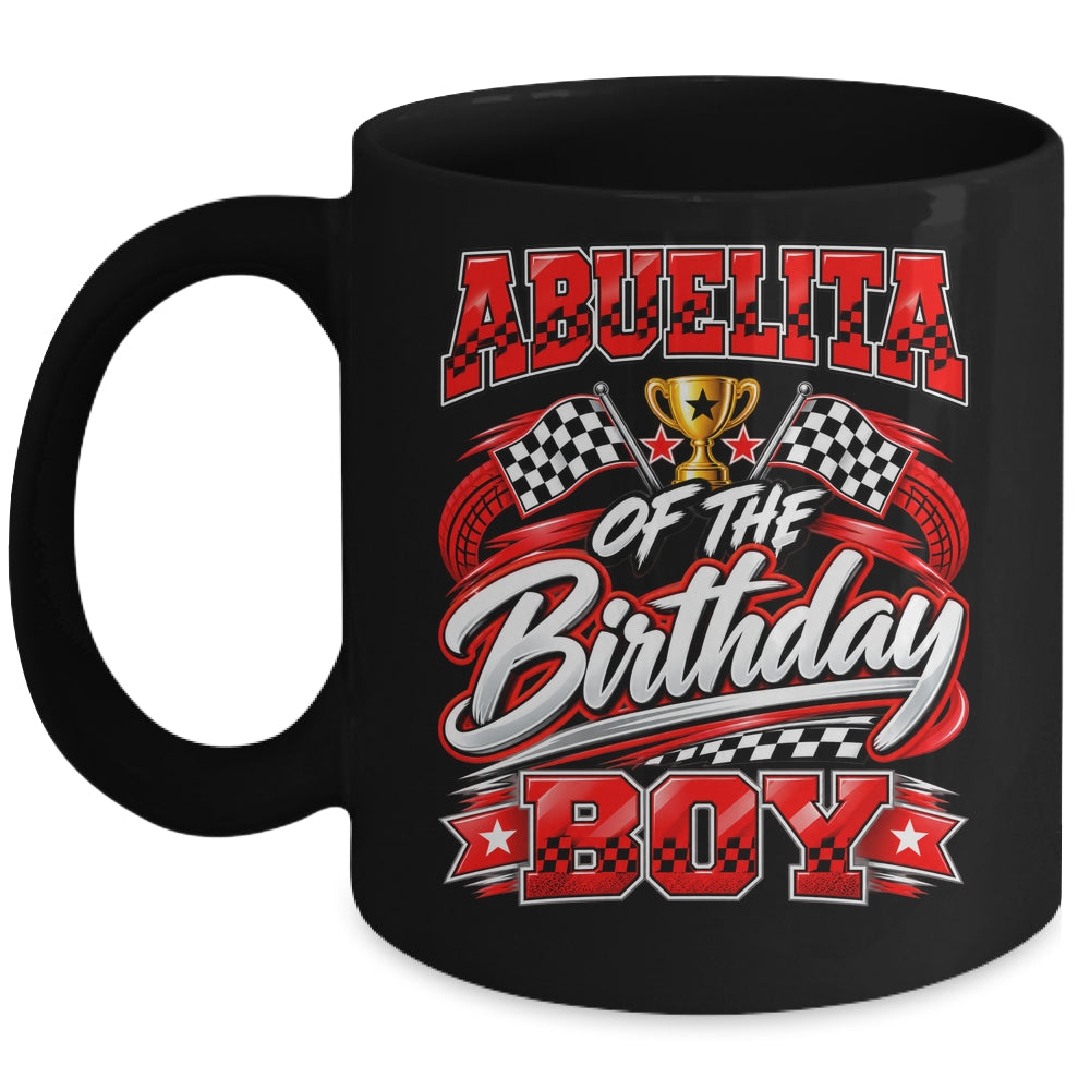 Abuelita Of The Birthday Boy Race Car Family Pit Crew Mug | teecentury