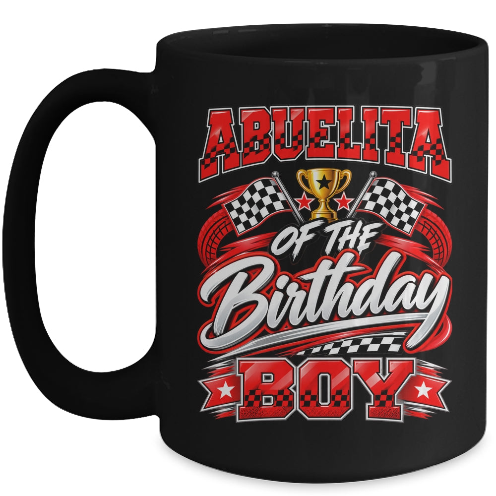 Abuelita Of The Birthday Boy Race Car Family Pit Crew Mug | teecentury