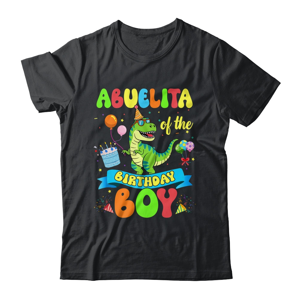 Abuelita Of The Birthday Boy TRex Dinosaur Birthday Family Shirt & Hoodie | teecentury