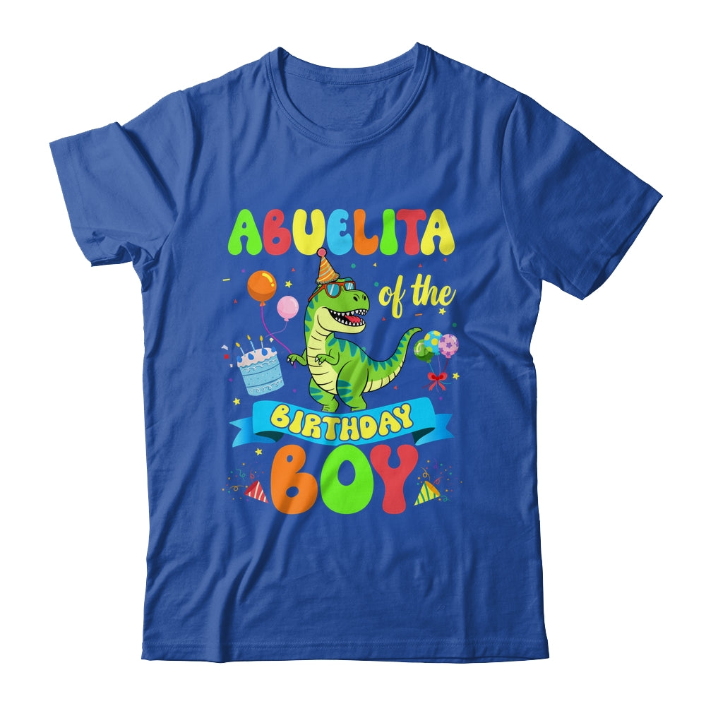 Abuelita Of The Birthday Boy TRex Dinosaur Birthday Family Shirt & Hoodie | teecentury