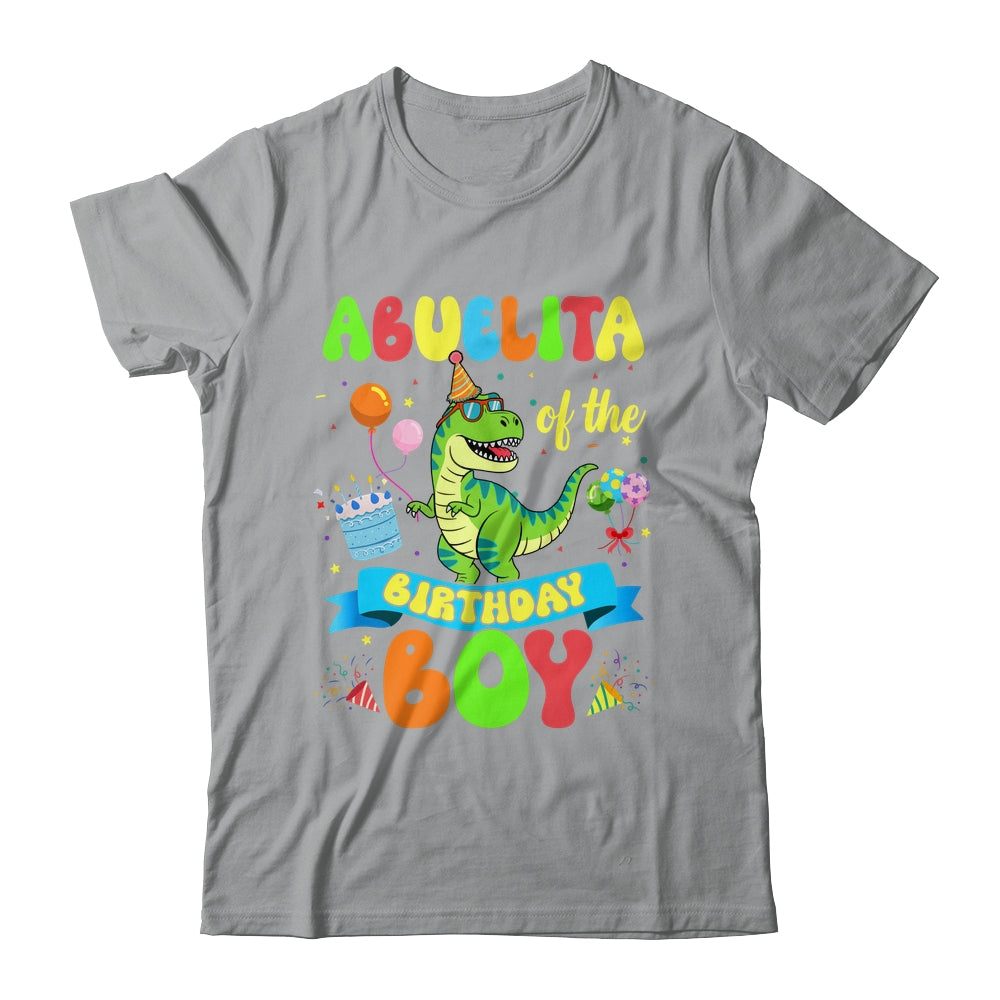 Abuelita Of The Birthday Boy TRex Dinosaur Birthday Family Shirt & Hoodie | teecentury