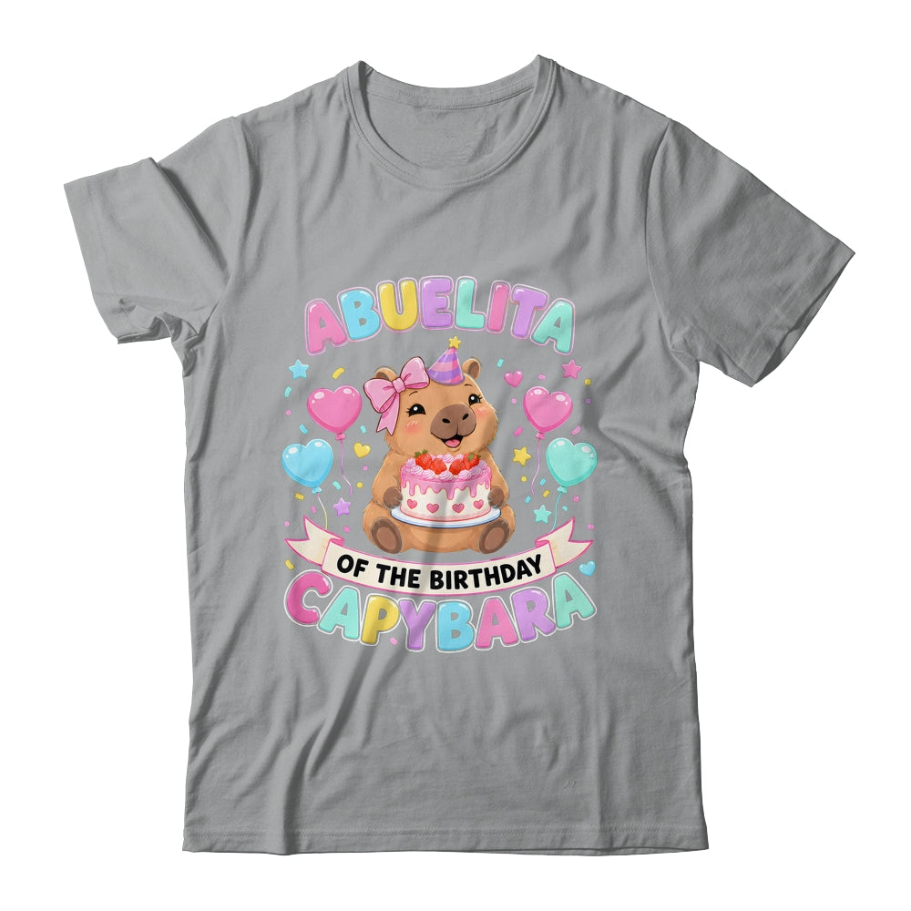Abuelita Of The Birthday Capybara Birthday Girl Family Shirt & Hoodie | teecentury