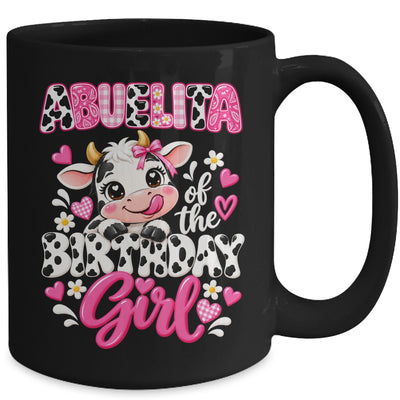 Abuelita Of The Birthday Girl Cow 1St Birthday Family Farm Mug | teecentury