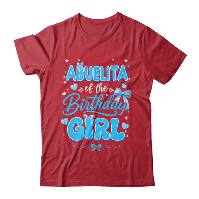 Abuelita Of The Birthday Girl Family Coquette Bow Blue Cute Shirt & Hoodie | teecentury