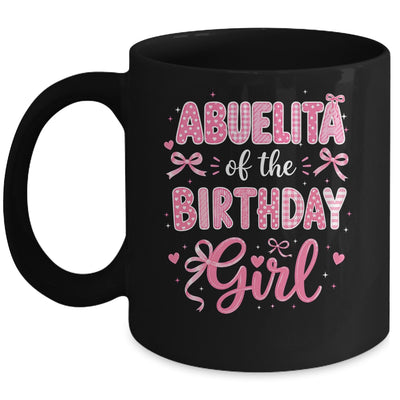 Abuelita Of The Birthday Girl Matching Pink Coquette Bow Mug | teecentury