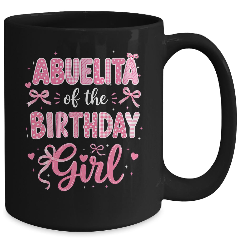 Abuelita Of The Birthday Girl Matching Pink Coquette Bow Mug | teecentury