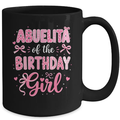 Abuelita Of The Birthday Girl Matching Pink Coquette Bow Mug | teecentury