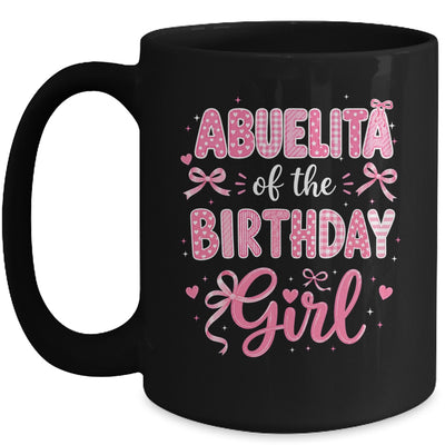 Abuelita Of The Birthday Girl Matching Pink Coquette Bow Mug | teecentury