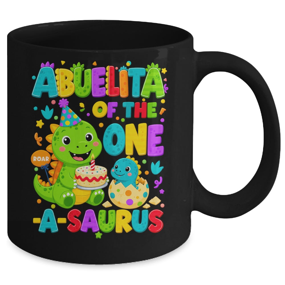 Abuelita Of The One-A-Saurus 1St Birthday Boy T-Rex Dinosaur Mug | teecentury