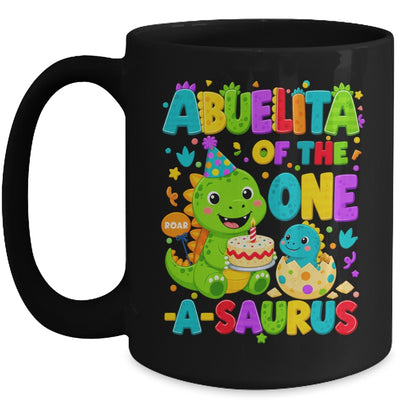 Abuelita Of The One-A-Saurus 1St Birthday Boy T-Rex Dinosaur Mug | teecentury