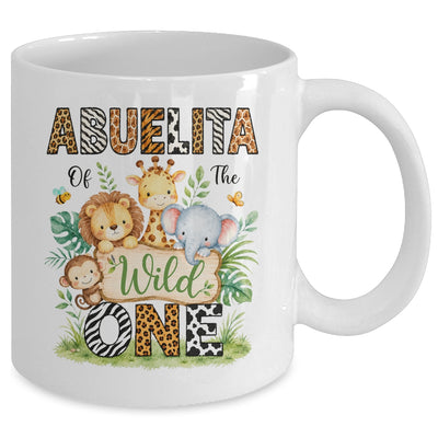 Abuelita Of The Wild One First Birthday Boy Jungle Safari Mug | teecentury