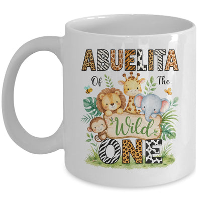 Abuelita Of The Wild One First Birthday Boy Jungle Safari Mug | teecentury