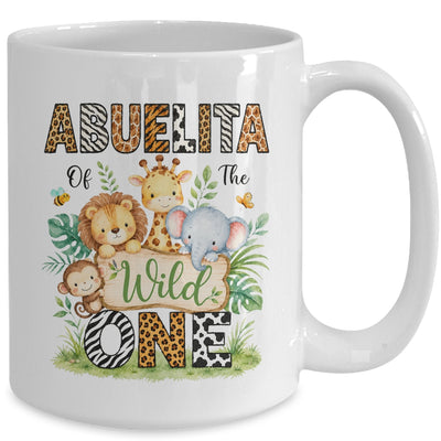 Abuelita Of The Wild One First Birthday Boy Jungle Safari Mug | teecentury