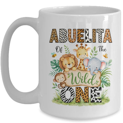 Abuelita Of The Wild One First Birthday Boy Jungle Safari Mug | teecentury