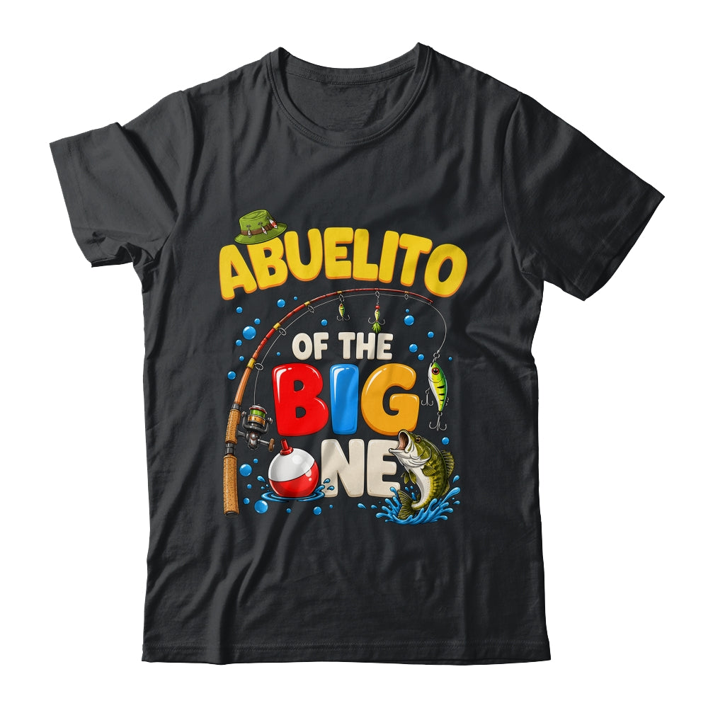 Abuelito Of The Big One Fishing Birthday Boy Family Party Shirt & Hoodie | teecentury