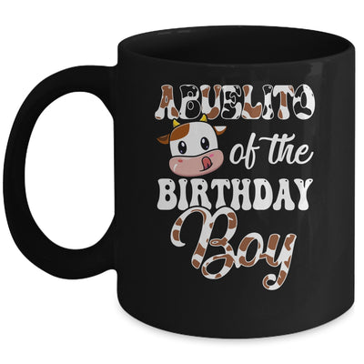 Abuelito Of The Birthday Boy Cow Farm 1st Birthday Boy Mug | teecentury