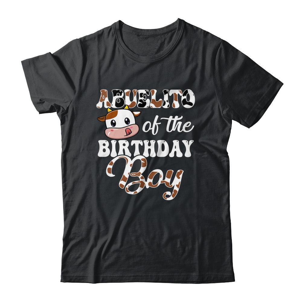 Abuelito Of The Birthday Boy Cow Farm 1st Birthday Boy Shirt & Hoodie | teecentury