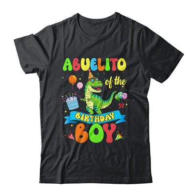 Abuelito Of The Birthday Boy TRex Dinosaur Birthday Family Shirt & Hoodie | teecentury