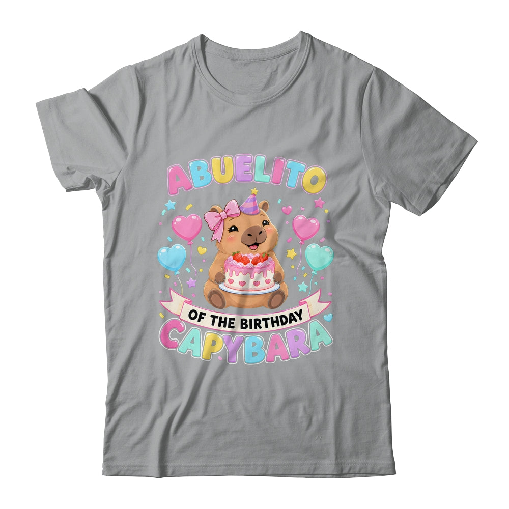 Abuelito Of The Birthday Capybara Birthday Girl Family Shirt & Hoodie | teecentury