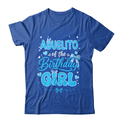 Abuelito Of The Birthday Girl Family Coquette Bow Blue Cute Shirt & Hoodie | teecentury